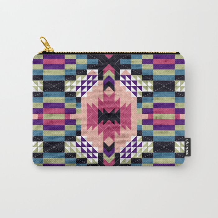MP Tribal geometric B Carry All Pouch Gallery Image 1