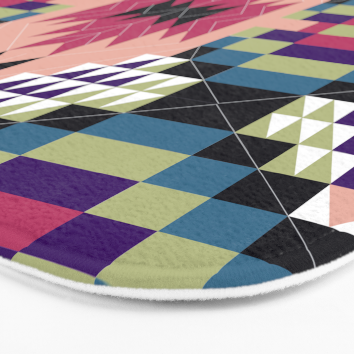 MP Tribal geometric B Bath Mat Gallery Image 3