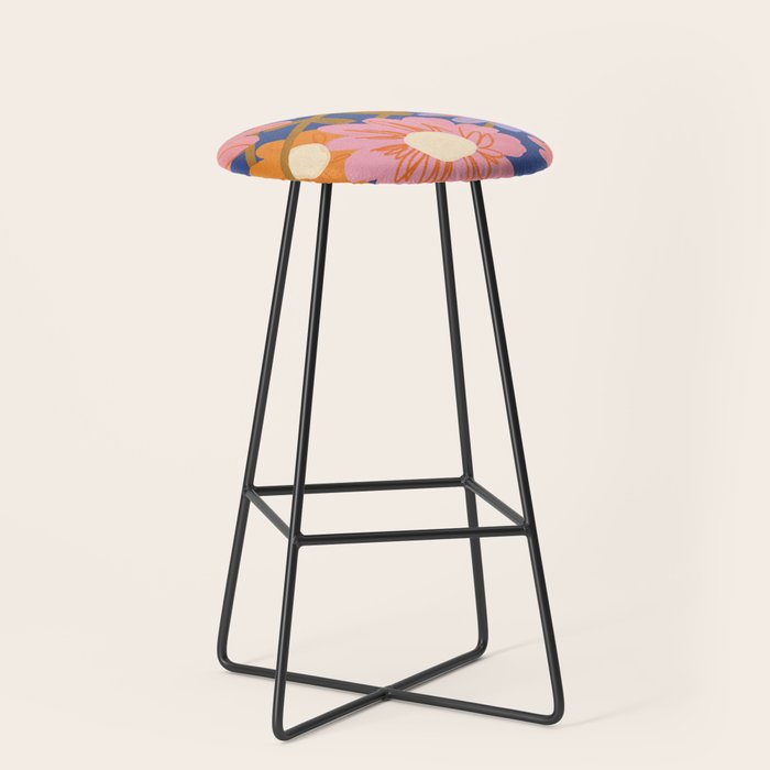 Floral 1970 Stool Gallery Image 1
