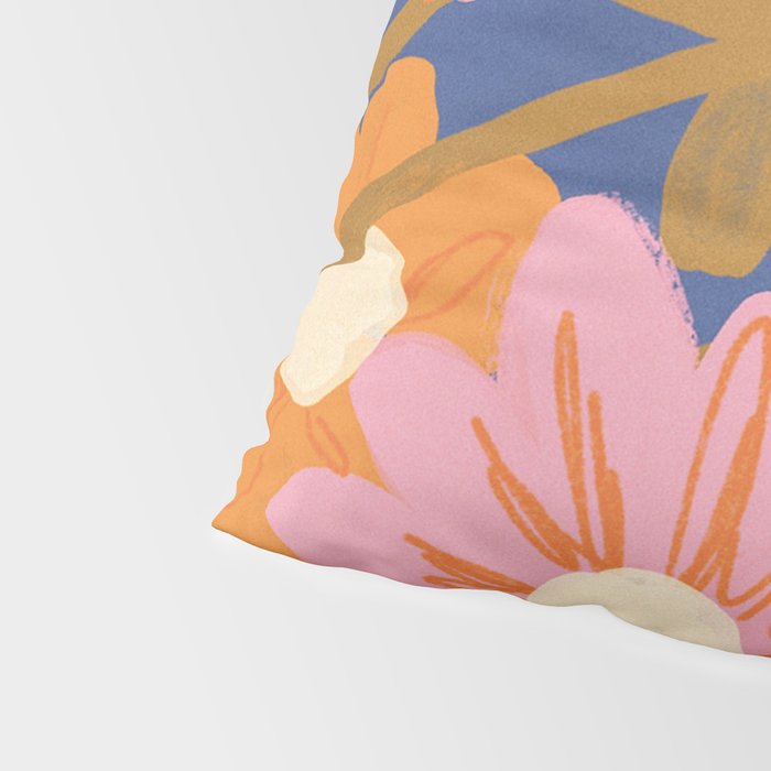 Floral 1970 Pillow Sham Gallery Image 4
