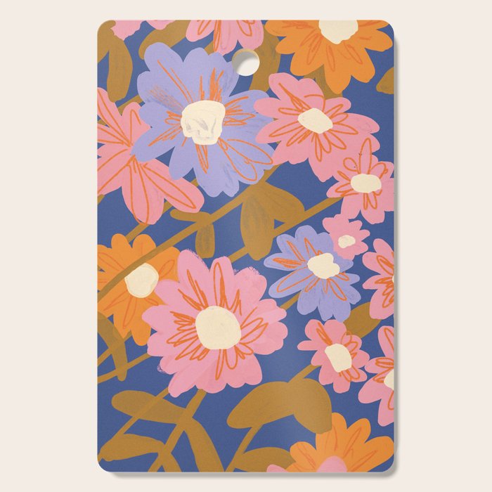Floral 1970 Cutting Board Gallery Image 1