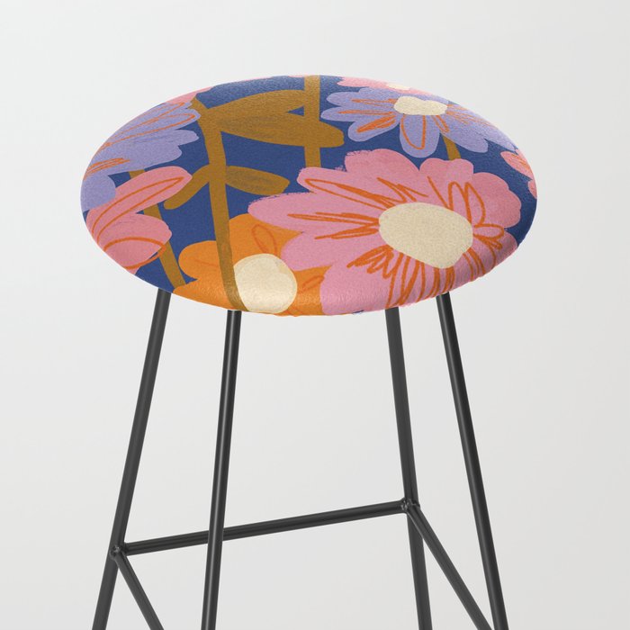 Floral 1970 Stool Gallery Image 2