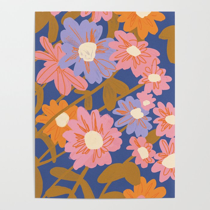 Floral 1970 Poster Gallery Image 1