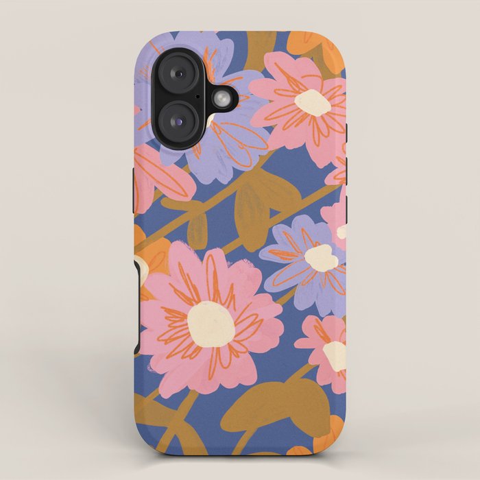 Floral 1970 iPhone Case Gallery Image 1