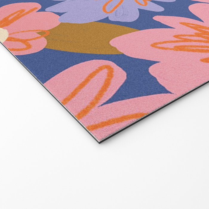 Floral 1970 Welcome Mat Gallery Image 2