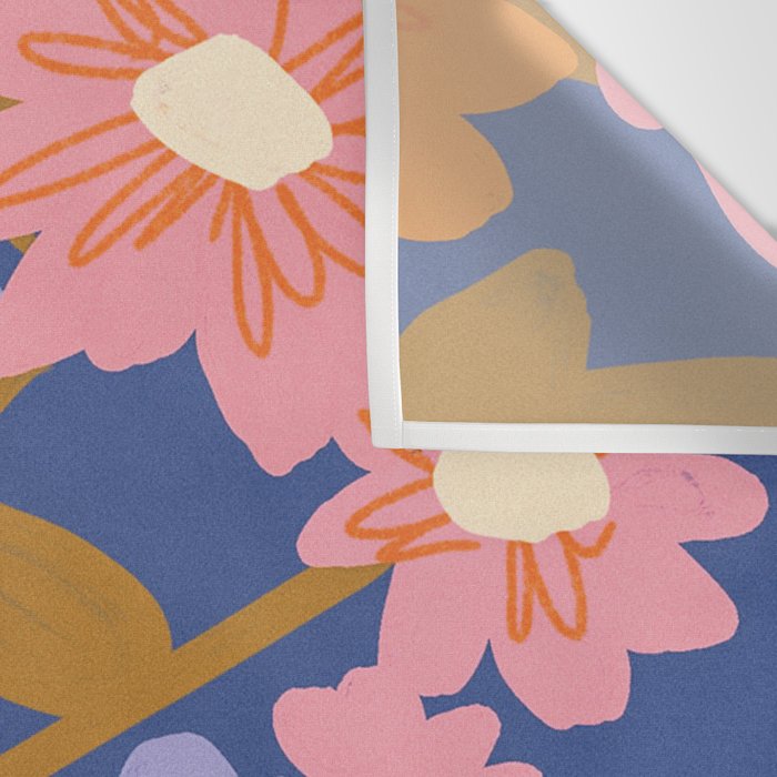 Floral 1970 Wall Tapestry Gallery Image 3