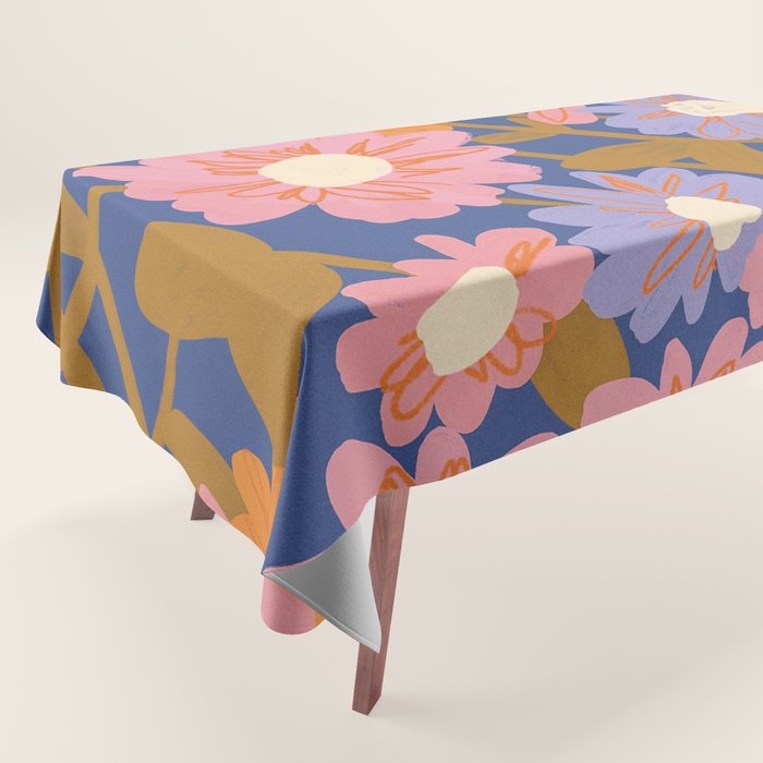 Floral 1970 Tablecloth Gallery Image 1