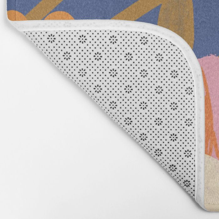 Floral 1970 Bath Mat Gallery Image 2