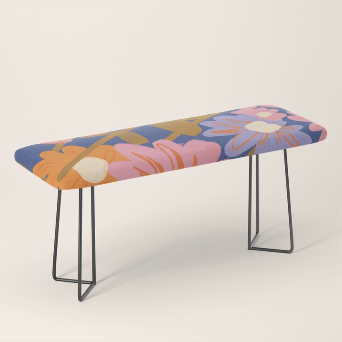 Floral 1970 Bench Gallery Image 1