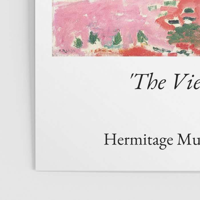 Henri Matisse 'The View of Collioure' Landscape Art Exhibition  Poster Gallery Image 3