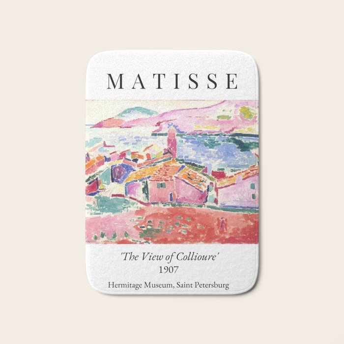Henri Matisse 'The View of Collioure' Landscape Art Exhibition  Bath Mat Gallery Image 1