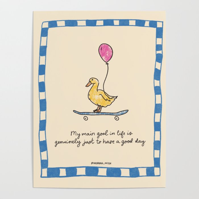 My Main Goal Art Print Poster Gallery Image 4