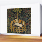 The Unicorn Rests in a Garden from the Unicorn Tapestries Wall Mural Gallery Image 2