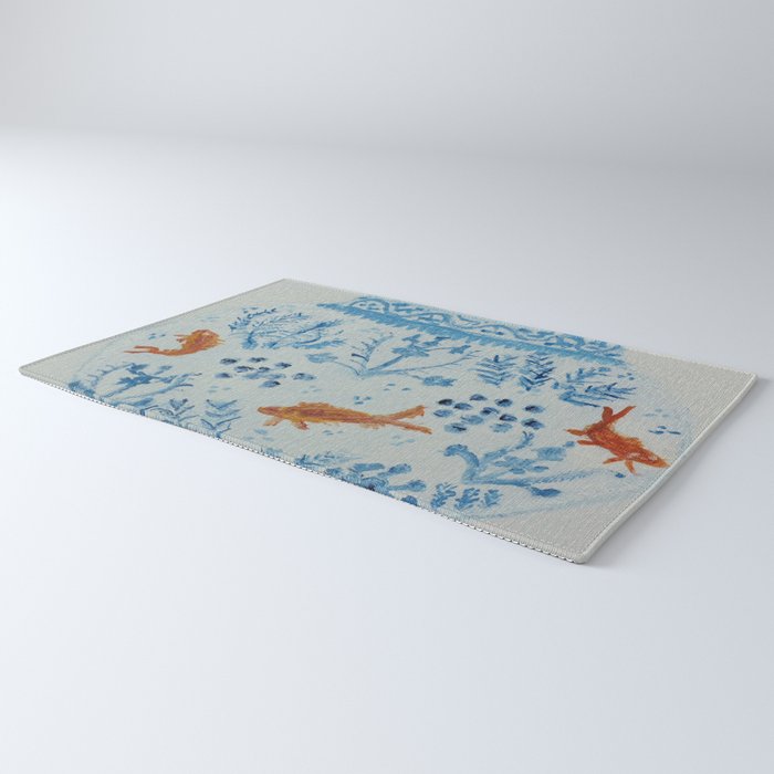 Goldfish Ginger Jar  Rug Gallery Image 3
