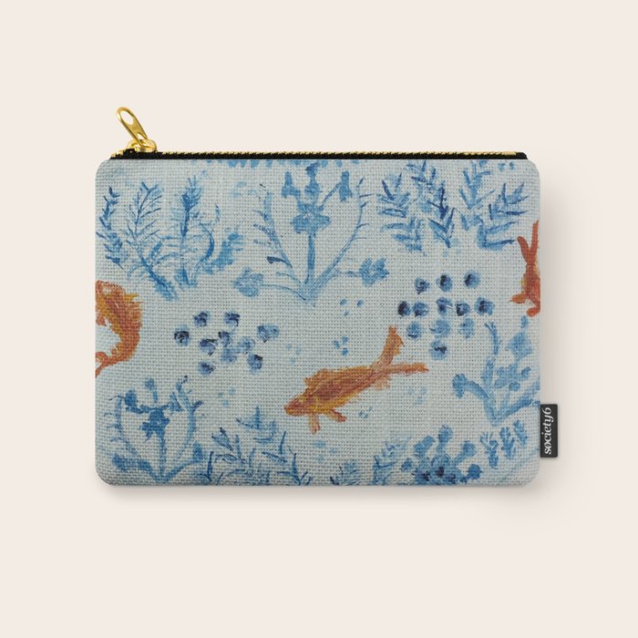 Goldfish Ginger Jar  Carry All Pouch Gallery Image 1
