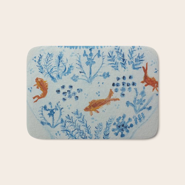 Goldfish Ginger Jar  Bath Mat Gallery Image 1
