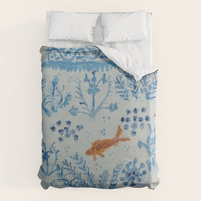 Goldfish Ginger Jar  Duvet Cover Gallery Image 6