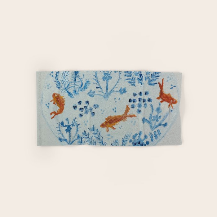Goldfish Ginger Jar  Bath Towel Gallery Image 1