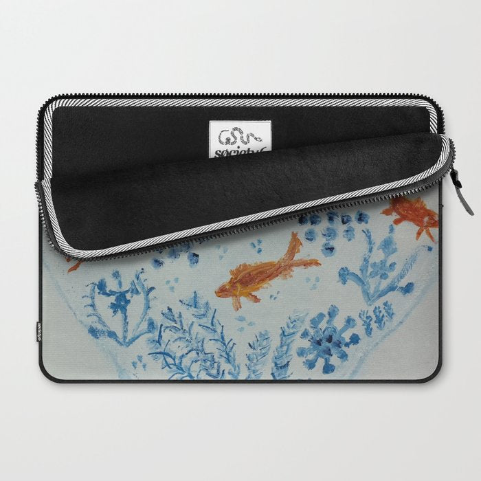 Goldfish Ginger Jar  Laptop Sleeve Gallery Image 2