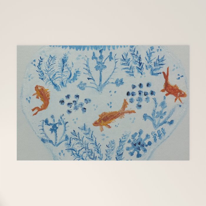 Goldfish Ginger Jar  Welcome Mat Gallery Image 1