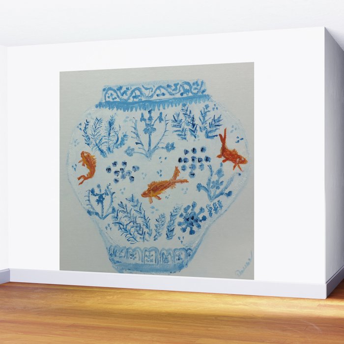 Goldfish Ginger Jar  Wall Mural Gallery Image 2