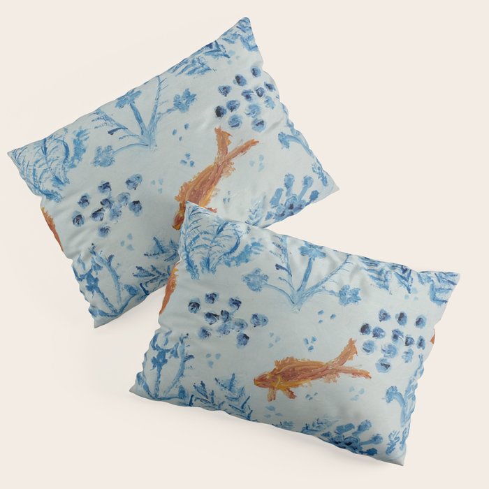 Goldfish Ginger Jar  Pillow Sham Gallery Image 3