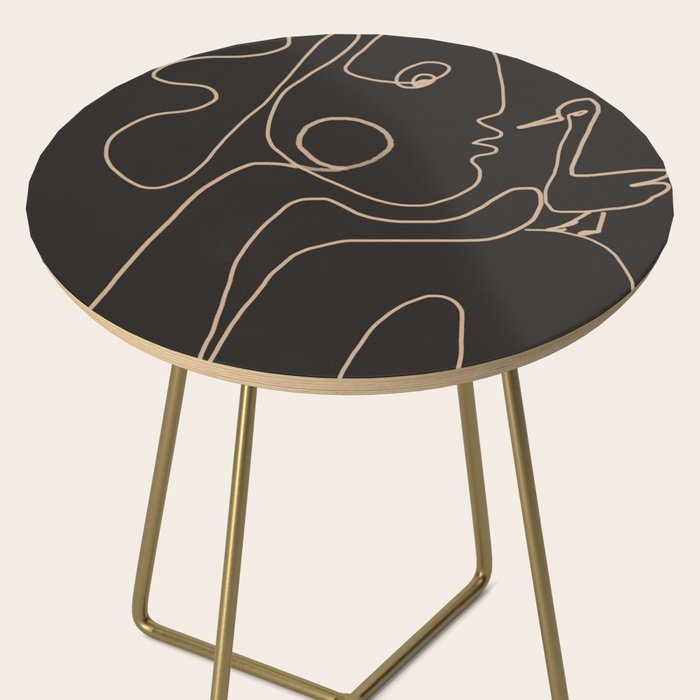Gentle Abstract Line 1 Side Table Gallery Image 2