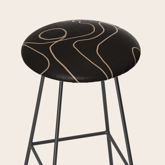 Gentle Abstract Line 1 Stool Gallery Image 2
