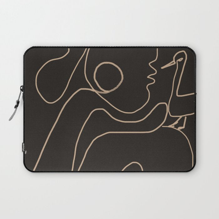 Gentle Abstract Line 1 Laptop Sleeve Gallery Image 1