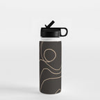Gentle Abstract Line 1 Water Bottle Gallery Image 1