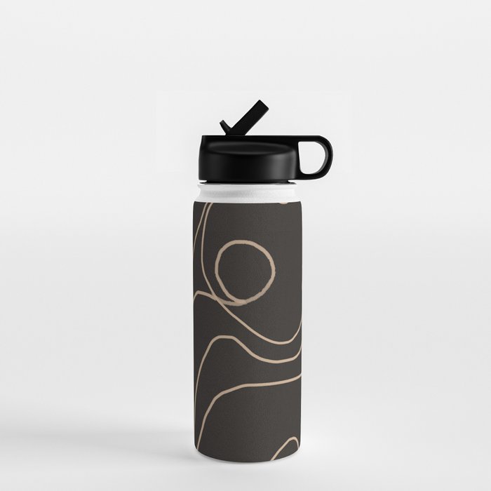 Gentle Abstract Line 1 Water Bottle Gallery Image 1