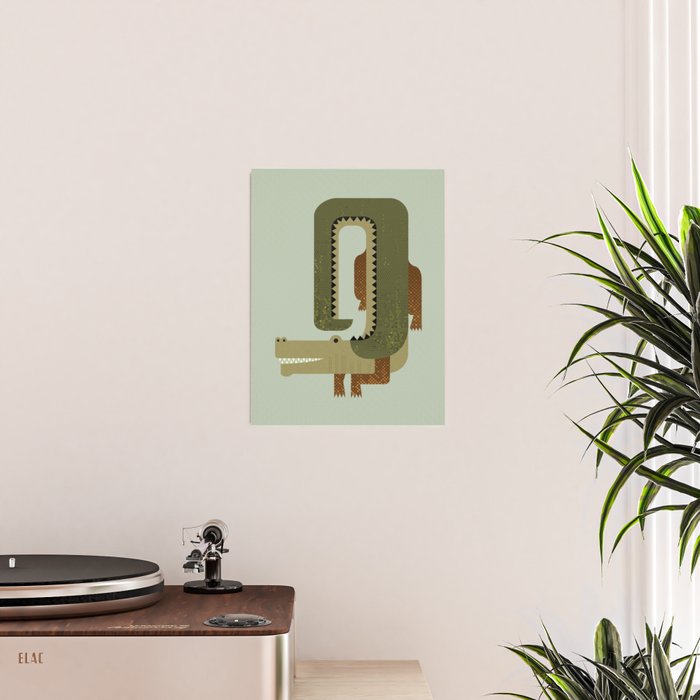 Whimsy Crocodile Poster Gallery Image 2