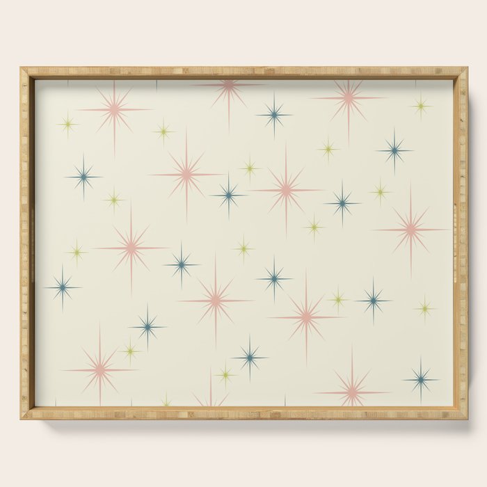 Mid Century Modern Stars Serving Tray Gallery Image 1