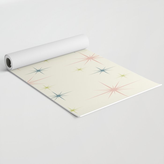 Mid Century Modern Stars Yoga Mat Gallery Image 2