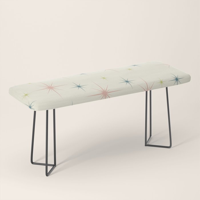 Mid Century Modern Stars Bench Gallery Image 1