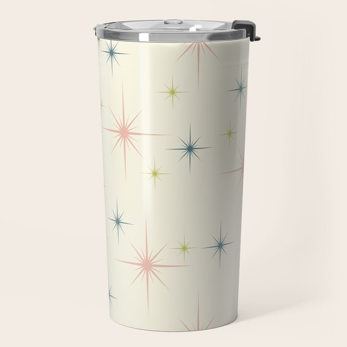 Mid Century Modern Stars Travel Mug Gallery Image 2