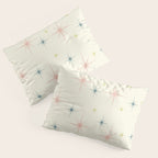 Mid Century Modern Stars Pillow Sham Gallery Image 3