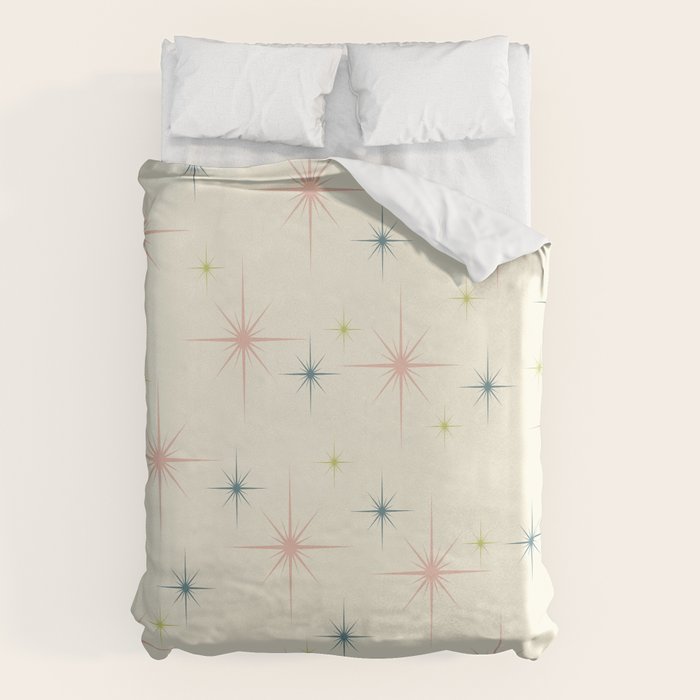 Mid Century Modern Stars Duvet Cover Gallery Image 6