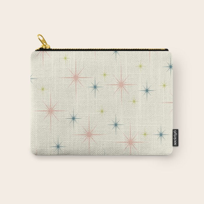 Mid Century Modern Stars Carry All Pouch Gallery Image 1