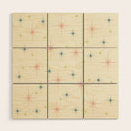 Mid Century Modern Stars Wood Wall Art Gallery Image 1