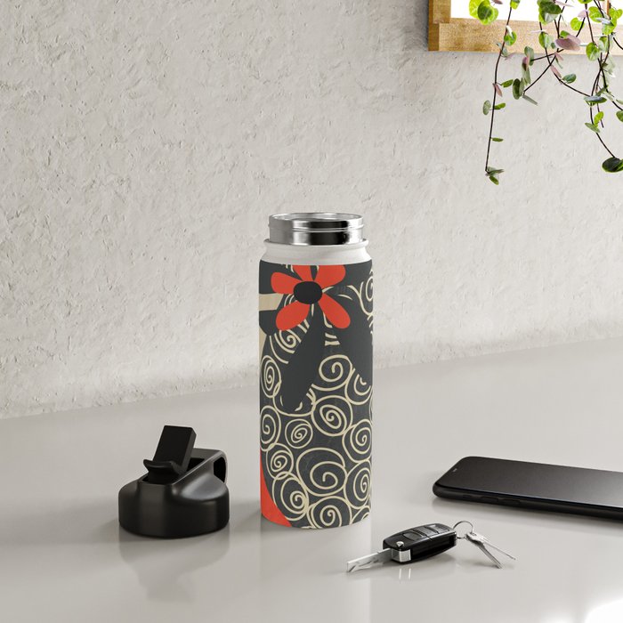 Modern Bloom 3 Water Bottle Gallery Image 4