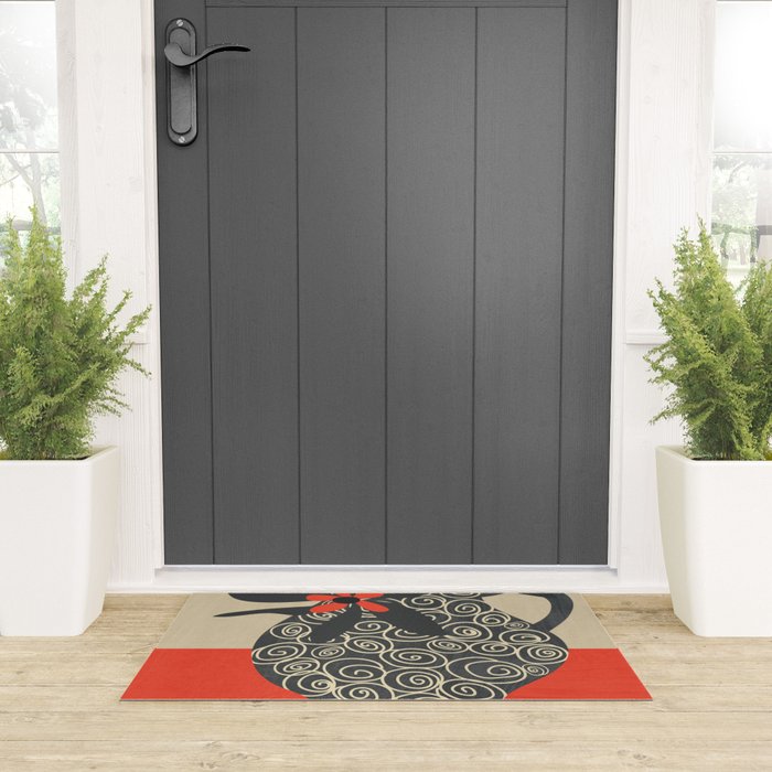 Modern Bloom 3 Welcome Mat Gallery Image 3