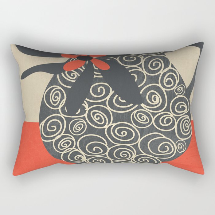 Modern Bloom 3 Rectangular Pillow Gallery Image 2