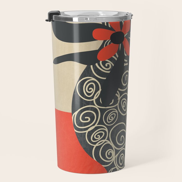 Modern Bloom 3 Travel Mug Gallery Image 3