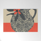 Modern Bloom 3 Welcome Mat Gallery Image 1