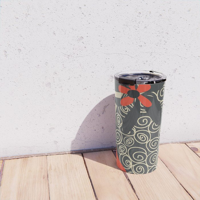 Modern Bloom 3 Travel Mug Gallery Image 4
