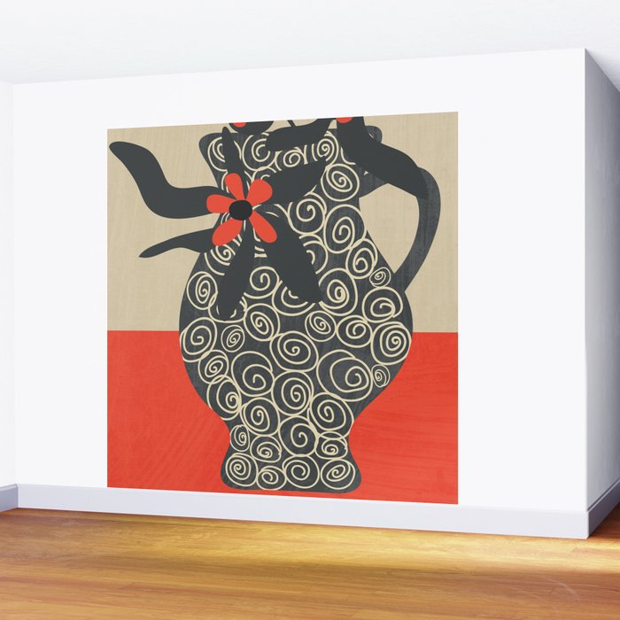 Modern Bloom 3 Wall Mural Gallery Image 2