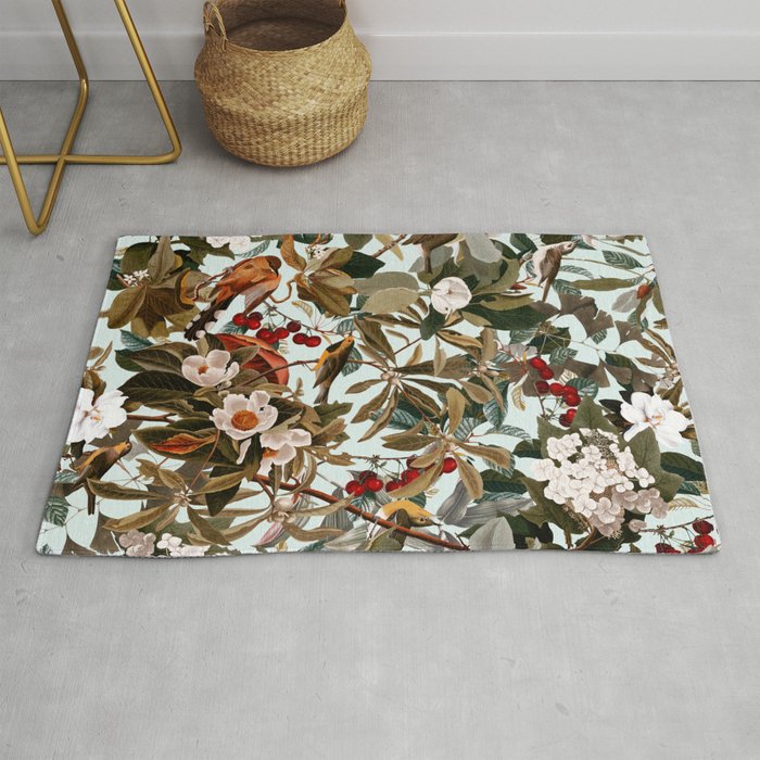 Floral and Birds XXVII Rug Gallery Image 1