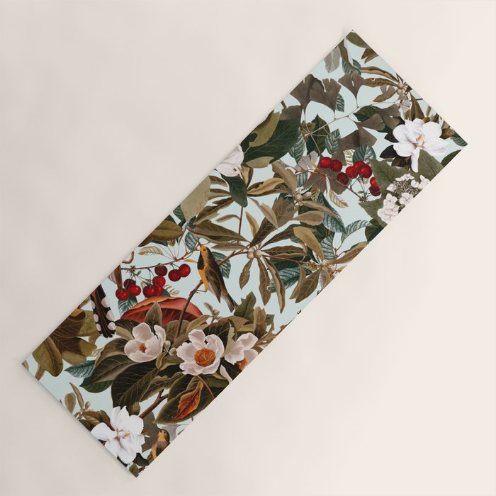 Floral and Birds XXVII Yoga Mat Gallery Image 1