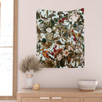 Floral and Birds XXVII Wall Tapestry Gallery Image 2